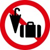 Håndbagage forbudt