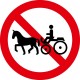 Hestevogne forbudt