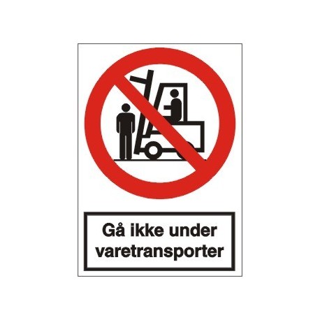 Gå ikke under varetransporter