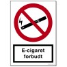 E-cigaret forbudt