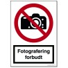 Fotografering forbudt