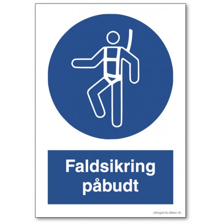 Faldsikring påbudt