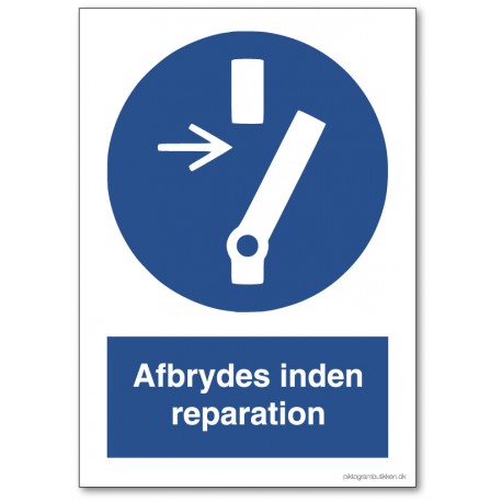 Afbrydes inden reparation