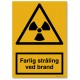 Farlig stråling ved brand