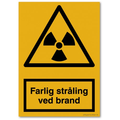 Farlig stråling ved brand