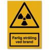 Farlig stråling ved brand