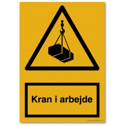 Fjernstyret kran i arbejde