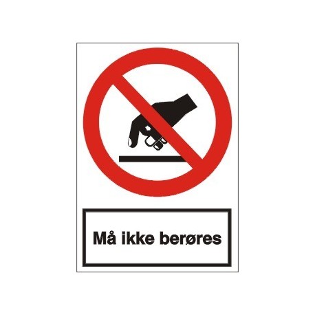 Må ikke berøres