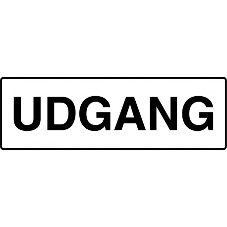 Nødudgang