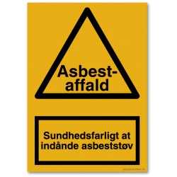Asbestaffald