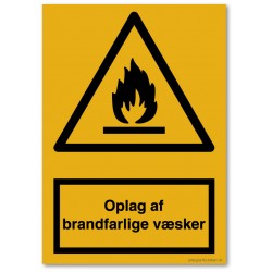 Oplag af brandfarlige væsker