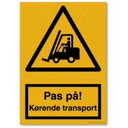 Pas på kørende transport