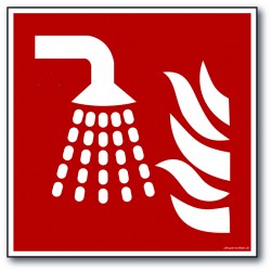 Brandmandselevator - kvadratisk skilt
