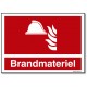 Brandmateriel - rektangulært skilt