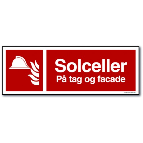 Solceller på tag og facade