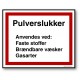 Pulverslukker