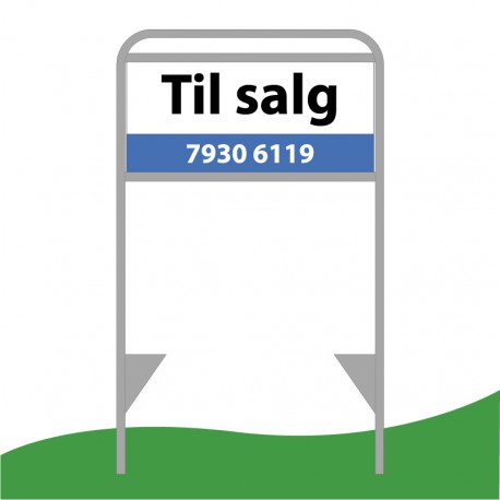 Byggepladsskilt 600x900mm