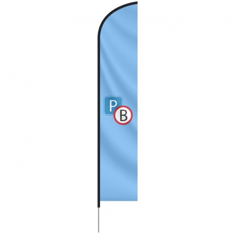 Beachflag Large, 89x345 cm