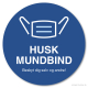 Husk mundbind - selvklæbende folie