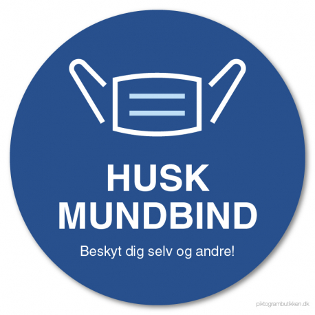Husk mundbind - selvklæbende folie