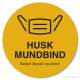 Husk mundbind - selvklæbende folie