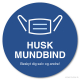 Husk mundbind - skridsikker gulvfolie