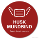 Husk mundbind - skridsikker gulvfolie