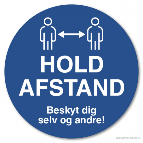 Hold afstand - skridsikker gulvfolie