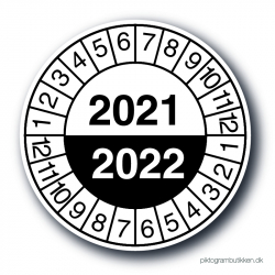 Sikkerhedsmærkat 2021/2022, 25 stk.