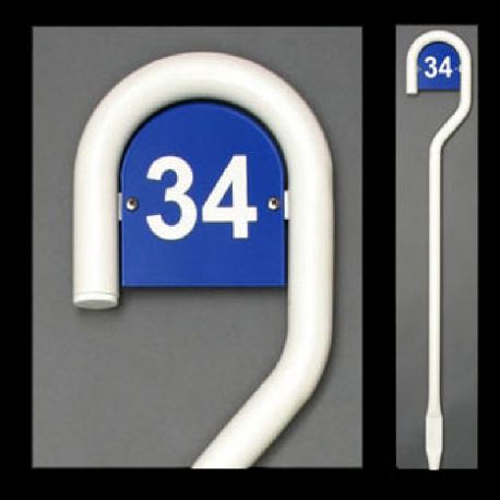 130 cm powder coated house number sign