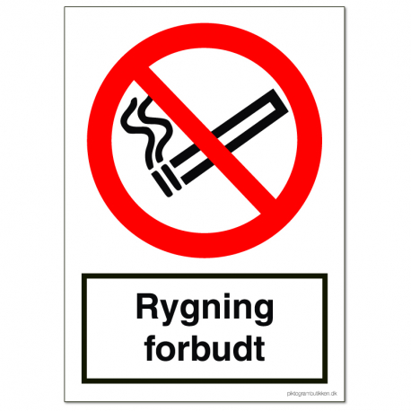 Rygning forbudt