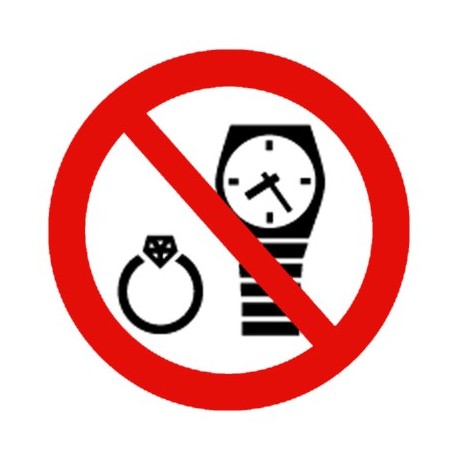 Ure / smykker forbudt