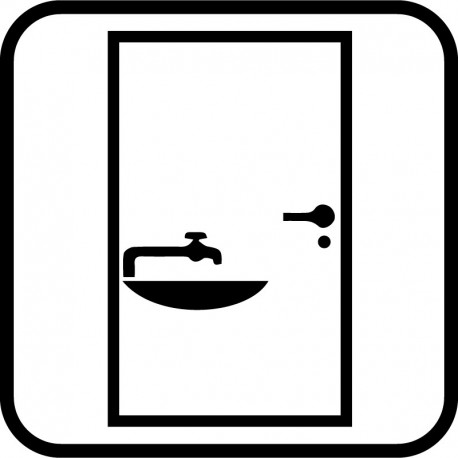 Toilet med håndvask