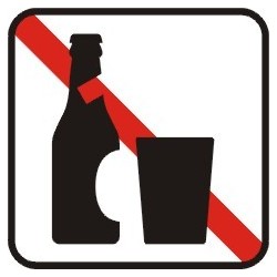 Glas (flasker o.l.) må ikke medbringes i svømmehallen