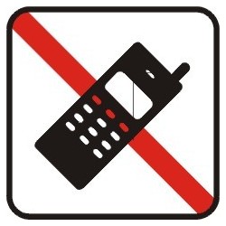 Sluk mobiltelefonen