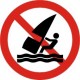 Vindsurfer forbudt